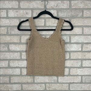 Mi Amour Knit Tank Top- Size S